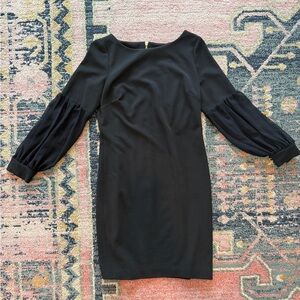 Calvin Klein Black Long Sleeve Dress